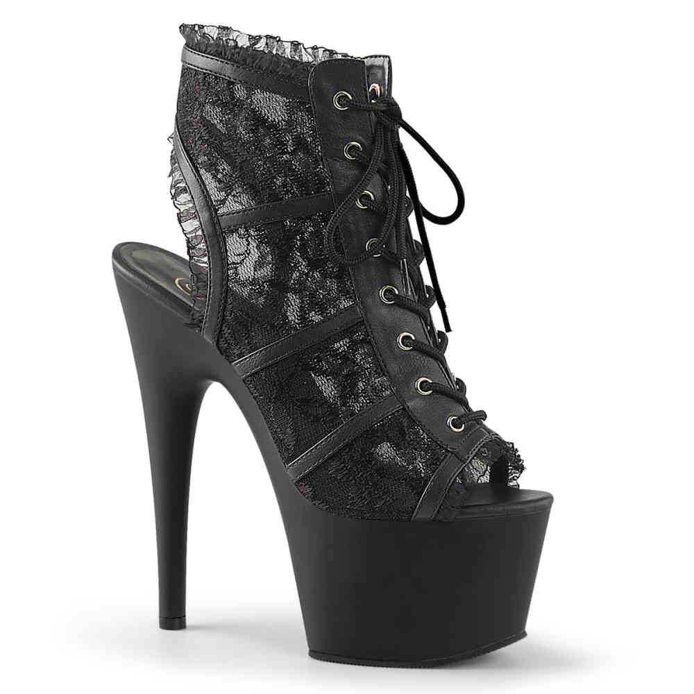 Pleaser - ADORE796LC Bottes de plateforme, Pole dance chaussures - Chaussures de pole dance - Noir Product image